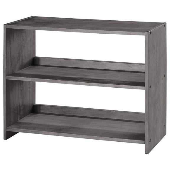 Small Louver Bookcase Antique Grey
