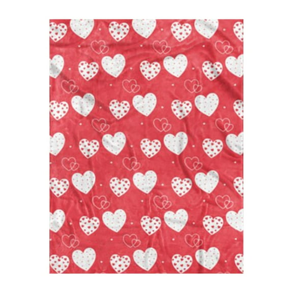 Small Love Blanket Soft Flannel, Flannel Valentines Throw Blanket Indoor Outdoor, Valentine'S Day Flannel Throw Blanket Anti-Pilling Decorative Cozy Conditioning Blanket for Home A