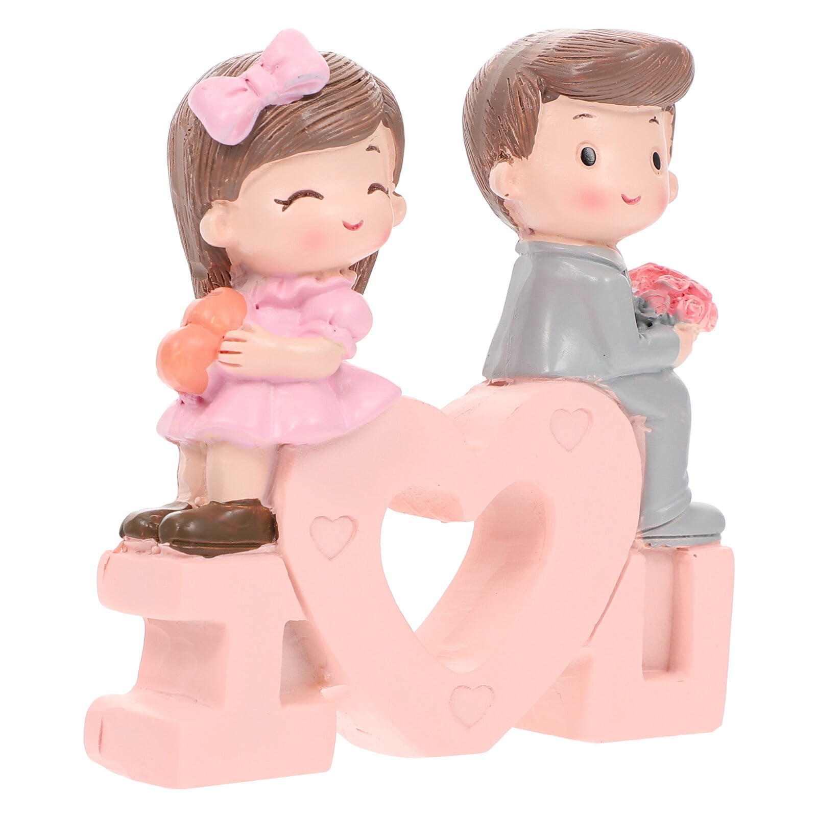 Small Lover Figurine Decor Romantic Couple Desktop Wedding Centerpieces