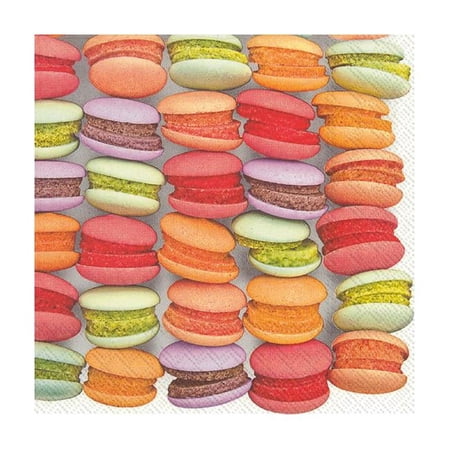Small Macarons Napkins. 20 Pack