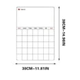 thumbnail image 1 of Small Magnetic Board Refrigerator, Refrigerator Magnets Strong Sticker, 38x30cm Message Board with Marker for Kitchen Office Dorm, 1 of 6