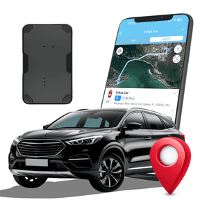 Mini GPS Tracker for Vehicles - Portable Real Time Car GPS Tracker 1 Month Battery Life - Waterproof, Magnetic Tracking Device, Subscription Required