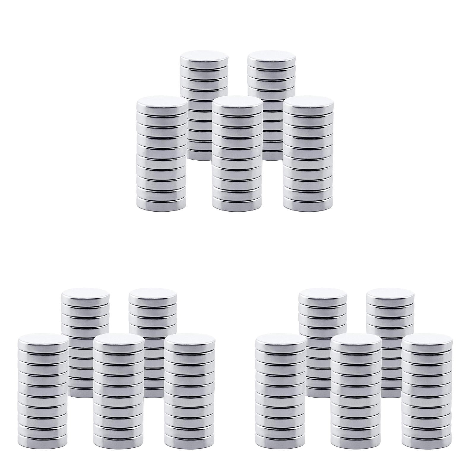 MIN CI Small Rare Earth Neodymium Magnets - 60 Pcs Mini 6 X 2 Mm Round