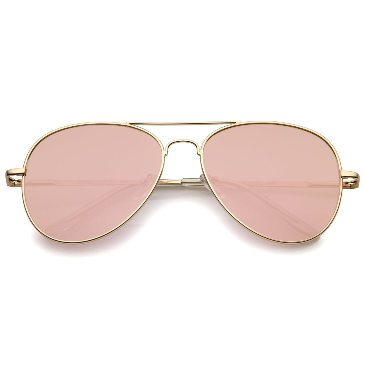 New Dark Pink Rose Gold Mirrored Polarized Sunglass Lenses for