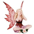 thumbnail image 1 of Small Meadowland Tribal Red Rose Flower Playful Girl Fairy Figurine Collectible, 1 of 1