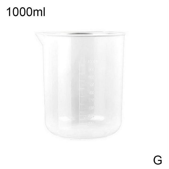 Small Measuring Cup Plastic Transparent Jug Kitchen Beaker Tool 25-500ml R1W0