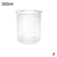 thumbnail image 1 of Small Measuring Cup Plastic Transparent Jug Kitchen Beaker Tool 25-500ml T5N2, 1 of 9