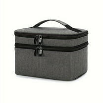 Small Medicine Storage Bag Pill Bottle Organizer Portable Pouch Travel Medication Organizer Emergency Organizer Bag Family First Aid Box for Hiking, Camping and Home