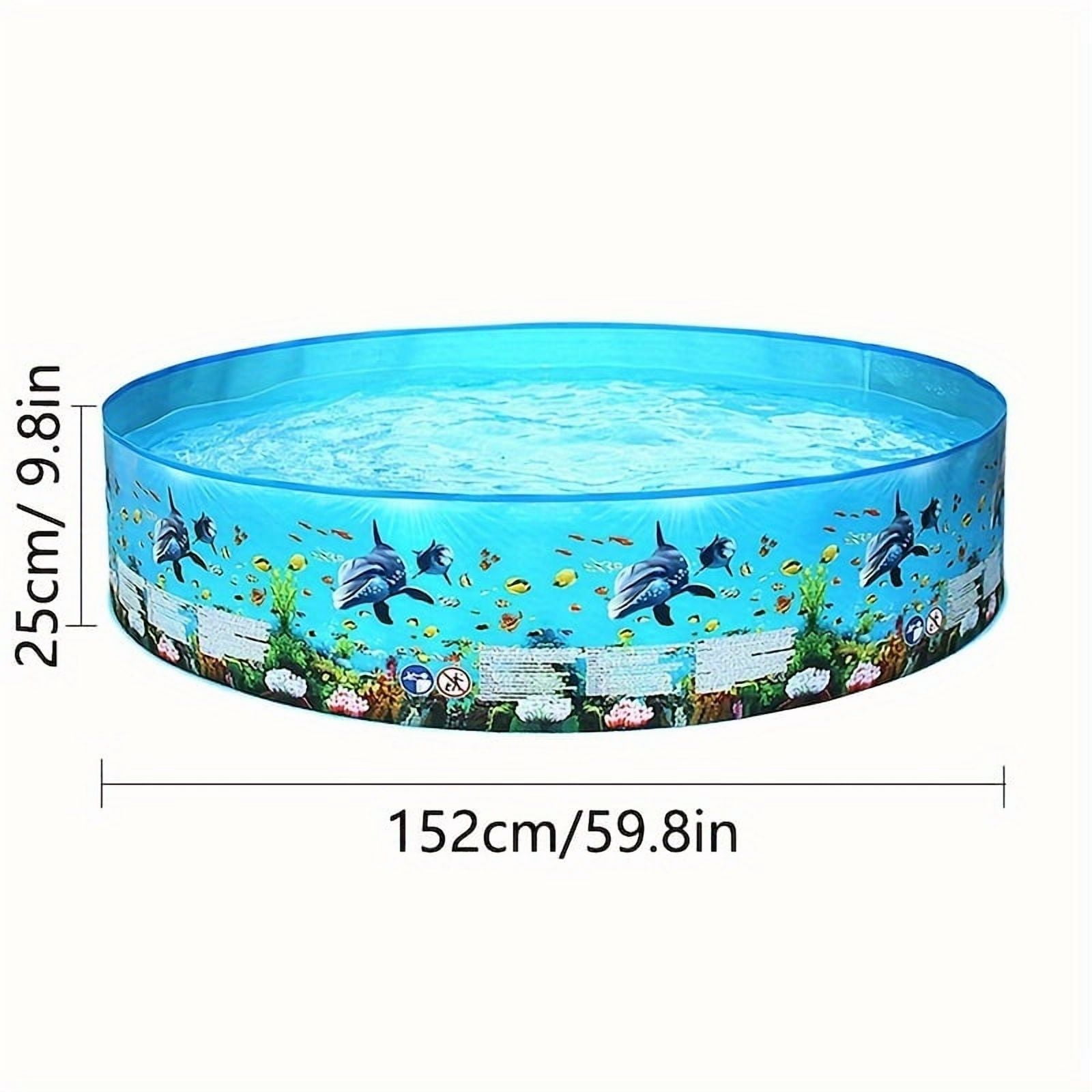 Small Medium Large Inflatable Swimming Pool Thickened Wear Resistant Design Family Summer Outdoor Courtyard Pool For Party Entertainment 122 152 183cm