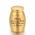 thumbnail image 1 of Small Memorial Keepsake Aluminum Alloy Pet Cremation Urns Ashes Holder Cremation Urn Jar Funeral Box GOLD, 1 of 1