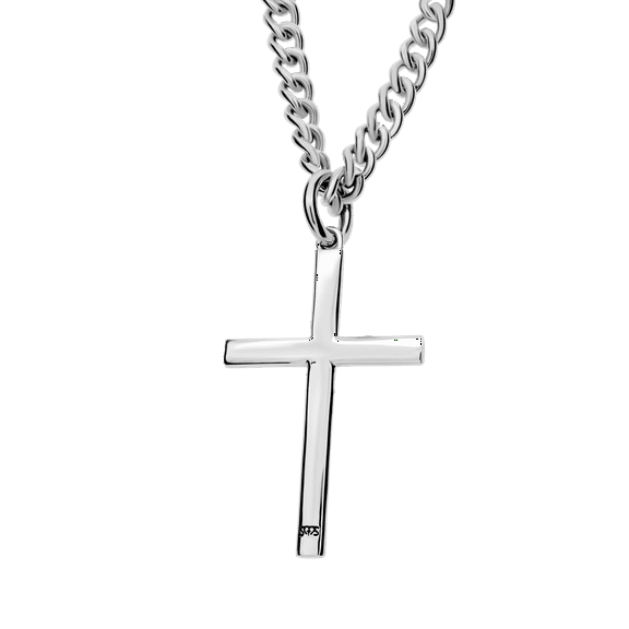 Small Men's Philippians 4:13 Cross Necklace by Shields of Strength