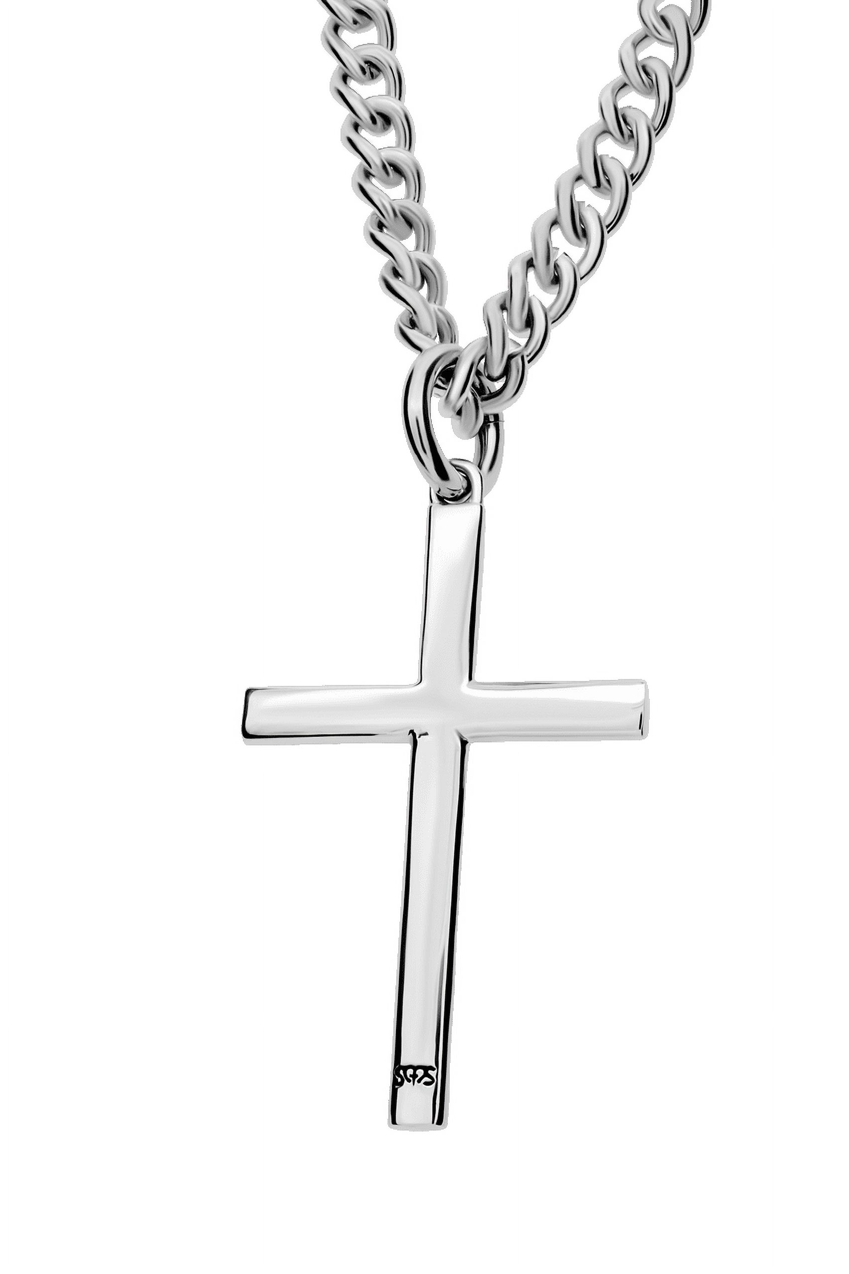 Small Men's Philippians 4:13 Cross Necklace - Philippians 4:13 by ...