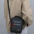 thumbnail image 1 of Small Men's Waterproof Messenger Bag - Ideal Crossbody Sling Purse Handbag for Work and School - Casual Black Shoulder Bag, 1 of 6