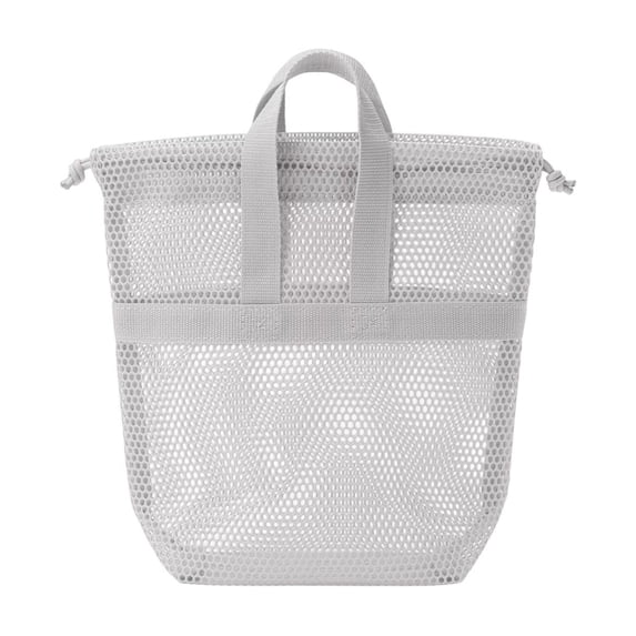 Small Mesh Bag Drawstring Handbag Small Mesh Bags Nylon Tote Bag Portable Drawstring Storage Organizer Pouch for Travel Gym Bathroom Toiletries Cosmetics Lightweight Hand Strap Shower Swimming