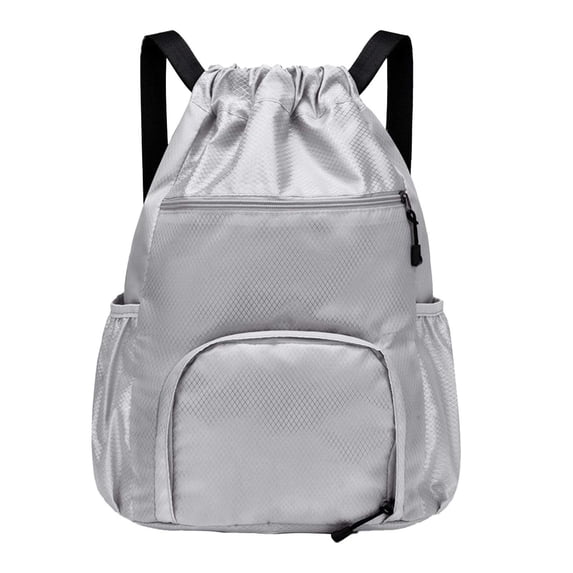 Small Mesh Bags Drawstring Sports Backpack with Ball & Shoe Compartment 30x16x45cm for Basketball Soccer Volleyball, Small Cloth Bags with Drawstrings