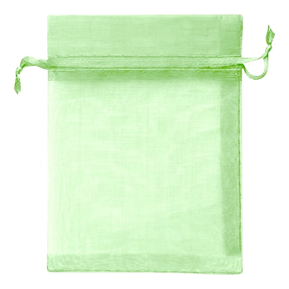 Small Mesh Bags Organza Bags with Drawstring Mini Mesh Gift Bag Jewelry Pouches for Festival Gift,Wedding Bridal Celebration Mother's Day Spring Party Favor Candy Fruit Storage,1Pc(Green7,9x6.7")