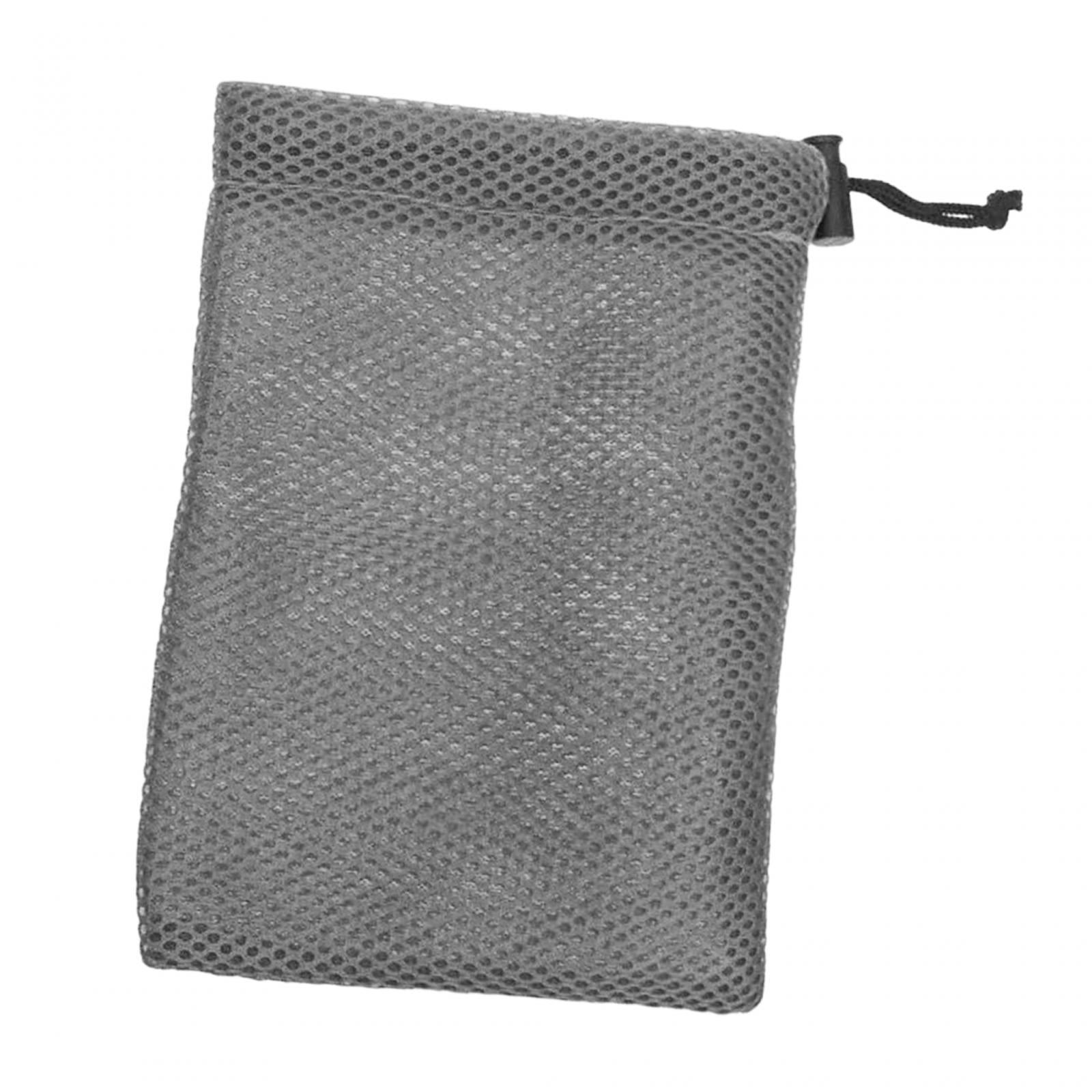 Small Mesh Drawstring Bag Storage Pouch Lightweight Stuff Sack Mesh Bag