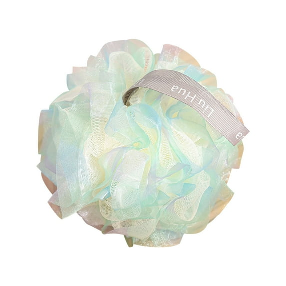 Small Mesh Pouf Bath Sponge Shower Loofahs - Soft Mesh Bath Scrunchies Body Exfoliating Shower Ball Wash Shower Puff Sponge for Women and Men, Mutilcolor