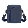 thumbnail image 1 of Small Messenger Bag Mini Messenger Bag Side Shoulder Bag for Men Women, Water Resistant Adjustable Crossbody Sling Bag Purse for Travel Sports, Blue, 1 of 3