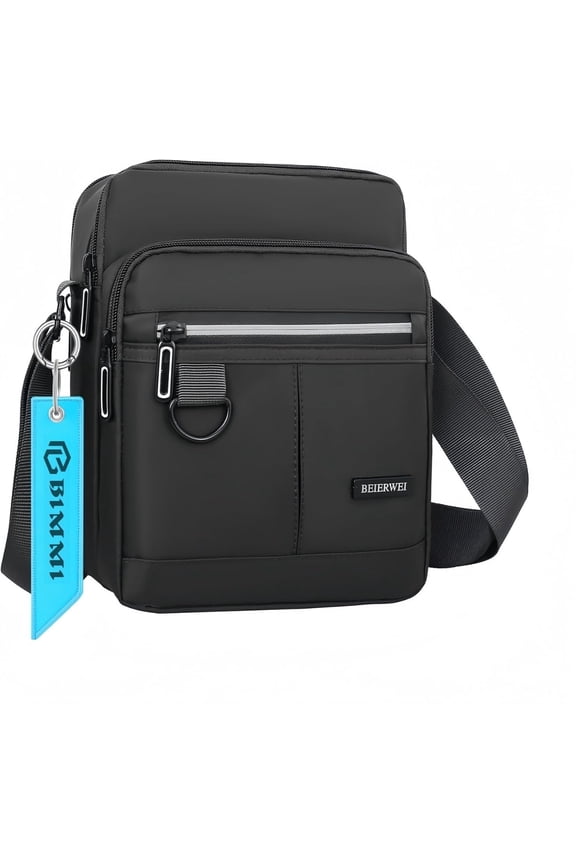 Small Messenger Bag for Men, Man Purse, Business Casual Crossbody Bag for Work & Travel