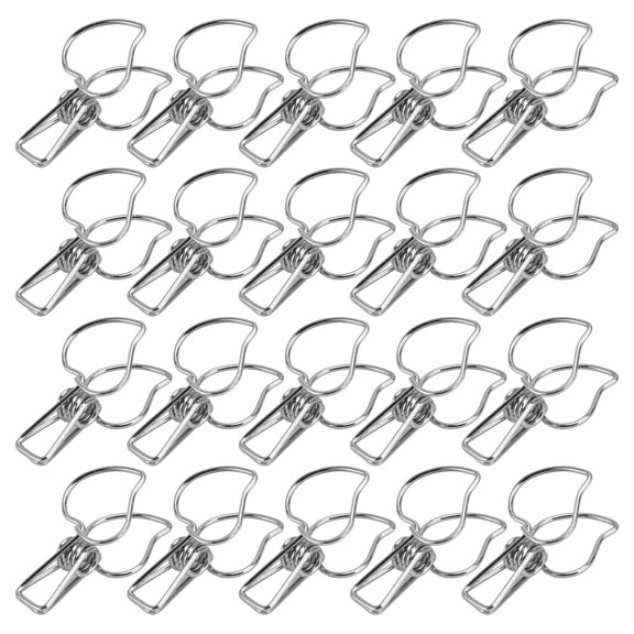 Small Metal Clips, Reusable  Clips Simple High Tension For Documents For Tickets For Certificates Silver