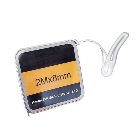 Small Metal Measuring Tape 2 Meter With Inch And Cm Marking Portable Square Shape Steel Rulers For Home Offices Use