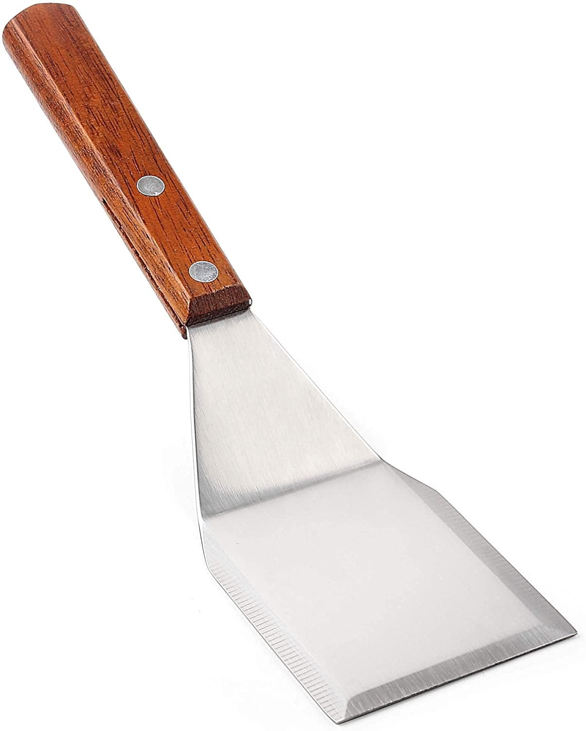 Wooden handle metal spatula discount