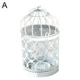 thumbnail image 1 of Small Metal Tealight Hanging Birdcage Lantern, Hollow Candlestick Tealight Vintage Metal Candle Holder Vintage Decorative Centerpieces of Wedding & Party Christmas, 1 of 8