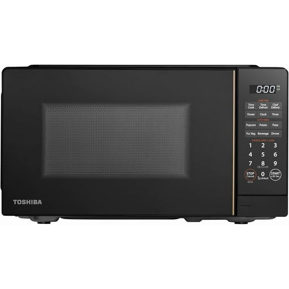 Small Microwave Oven with 11 Power Levels,ound On/Off & Eco Mode, 0.7 Cu Ft, 700W, Black
