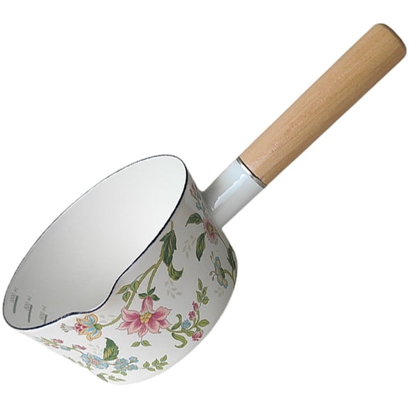 Small Milk Pan With Pour Spout Butter Melting Pot Milk Warmer Pan Portable Kichen Tableware for Kitchen and Camping