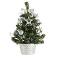 thumbnail image 1 of Small Mini Artificial Table Top Xmas Tree Decoration Mini Baubles Christmas, 1 of 3