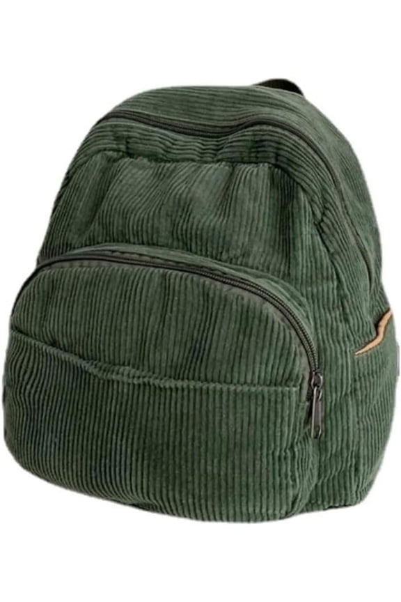 Small Mini Backpack Purse for Women Travel Corduroy Bag for Women Cute Aesthetic