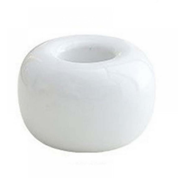 Small Mini Ceramic Toothbrush Holder,Ceramics Handmade Bathroom Toothbrush Holders for Couple Kids (White)
