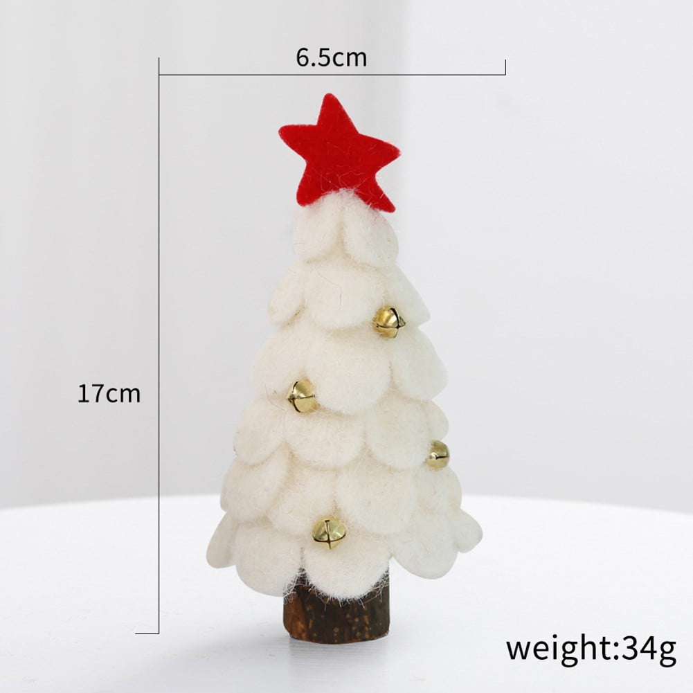 Small Mini Christmas Tree Ornaments Tabletop Artificial Christmas Tree