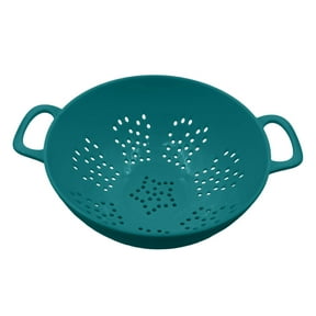 Small Colander Set for Kitchen Use Lightweight Food Strainer with Handles for Fruits Vegetables Pasta and Local