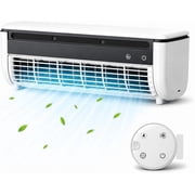 Small Mini Split Air-Conditioner, Ductless AC Unit,Wall Mounted No Window AC with Remote Control,3 Speed Portable Compact Cooling System for Kitchen Bedroom Small Space Home Office Black