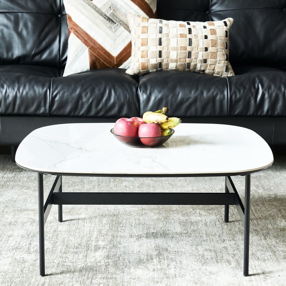 Small Modern Coffee Table / For Apartment or House / Spacious Surface for Snacks and Laptops
