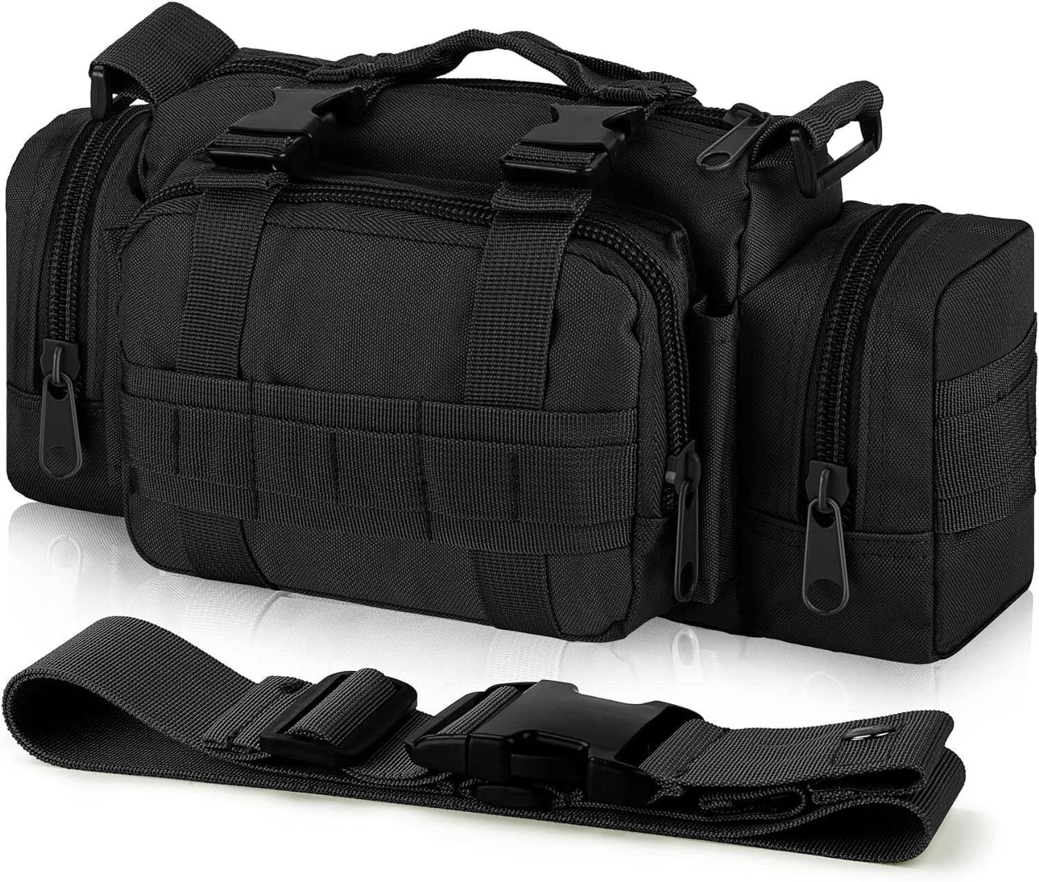 Small Molle Duffle Bag Men Gym Bag Waist Bag Fanny Pack Workout Pouch Travel Carry On Bag