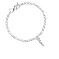 thumbnail image 1 of Small Mom Script Faith Infinity Toggle Chain Bracelet, 1 of 1