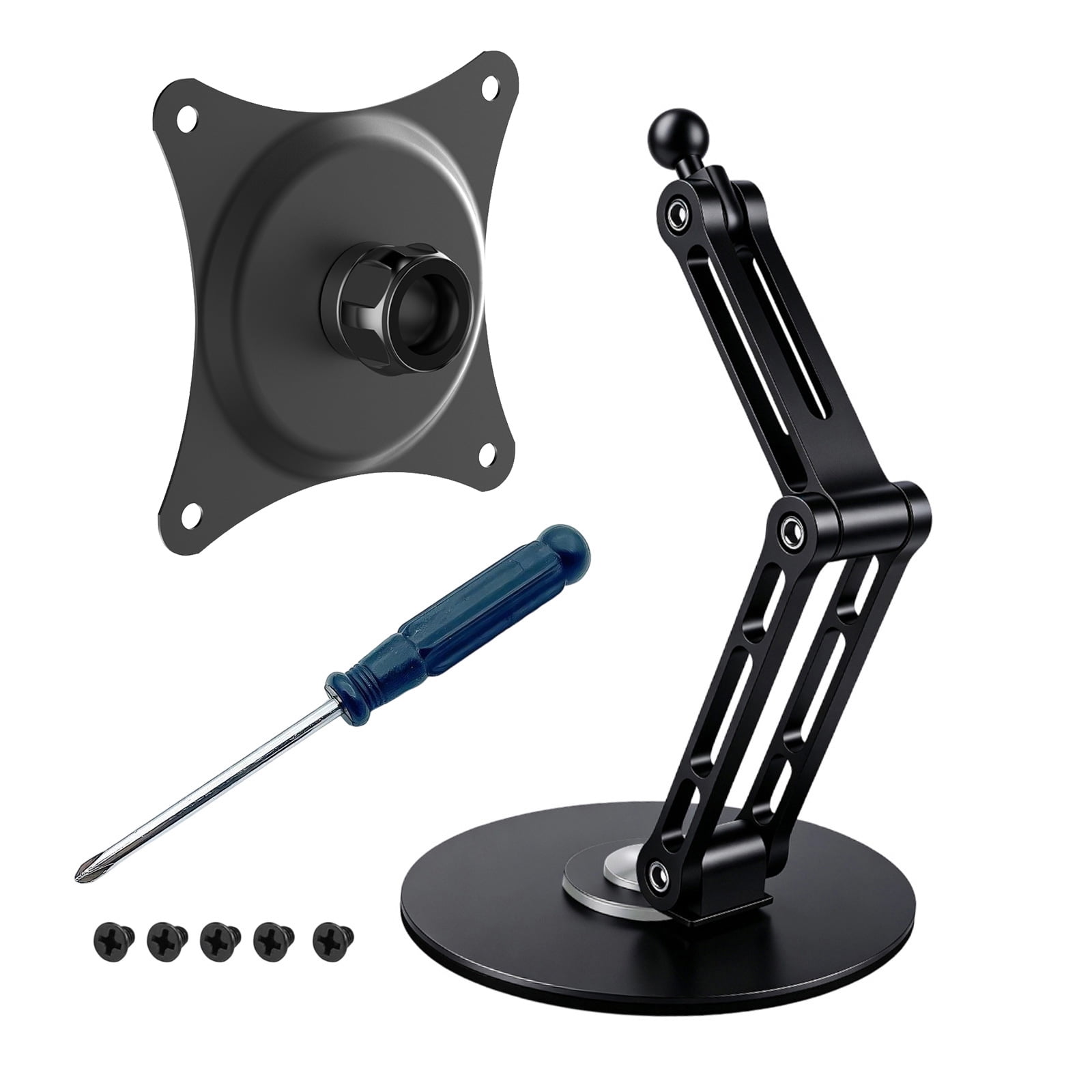 Small Monitor Mount Stand, Portable Desktop Display Bracket, 75 x 75 mm ...