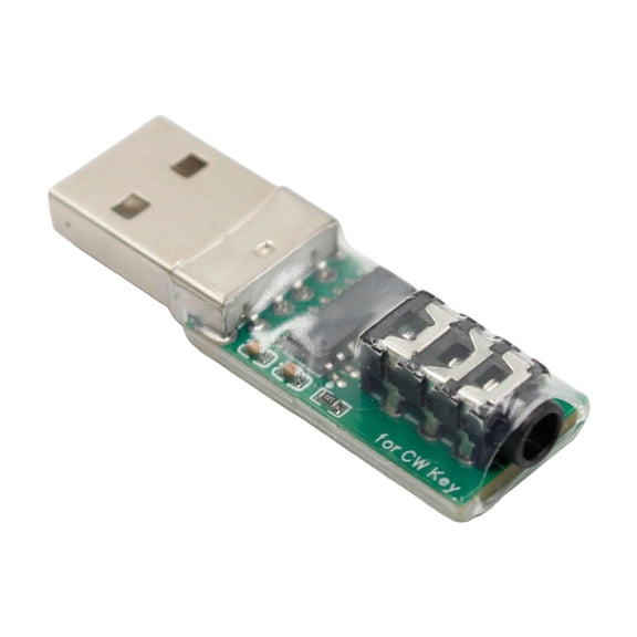 Keyer Trainer with 3.5mm Interfaces, USB Key Trainer for VBand/Key Plugs and Play for Various Operating Systems