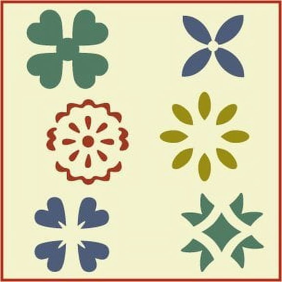Small Motif Set 1 Stencil - Reusable Laser Cut Mylar Template for Painting Home Decor Crafts Home Animals Inspiration Paisley - The Artful Stencil