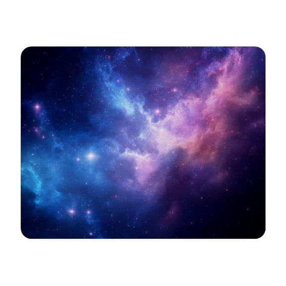 Small Mouse Pad Desk Pad, Office Mouse Mat Non-Slip Rubber Base, Mousepad for Computer Laptop 28x22cm,Starry Sky