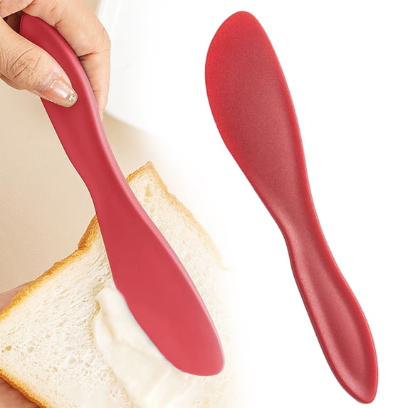 Small Multipurpose Spreaders - Versatile Butter Knife for Soft Cheese or Frosting,Mess Free Dishwasher-Safe Butter Spreader Knife for Baking and Everyday Use,1Pcs Red
