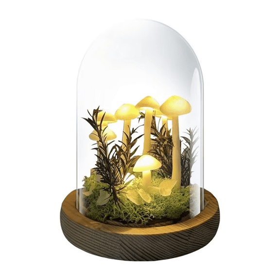 Small Mushroom Lamp Handmade Night Light Novelty Nightlight Project Arts and Crafts
