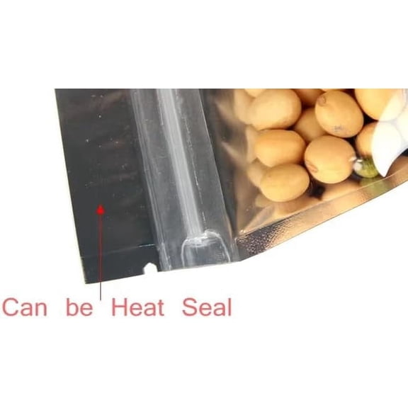 Small Mylar Bags 200 Pcs, 4" X 6" Foil Bags, Reusable Food Storage Bag, Freshie Bag, Zipper Pouches Resealable for Long Term Food Storage (200 Pcs, 4" X 6")