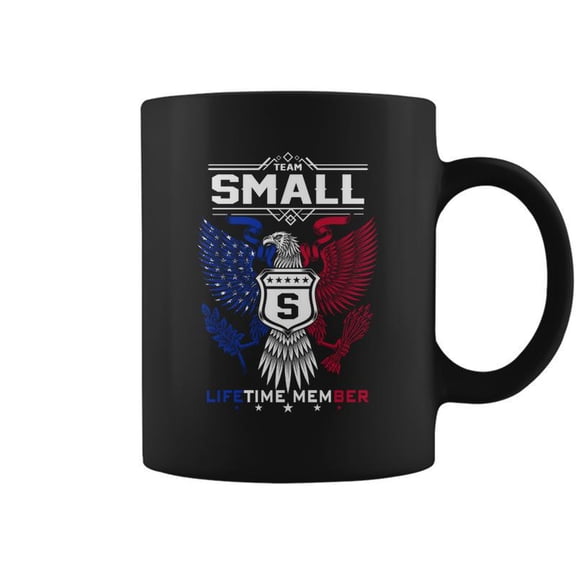 Small Name Small Eagle Lifetime Member G Coffee Mugs