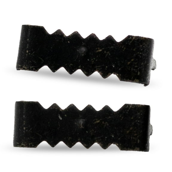 Small No Nail Sawtooth Picture Hangers - Black Plated 10-Pack