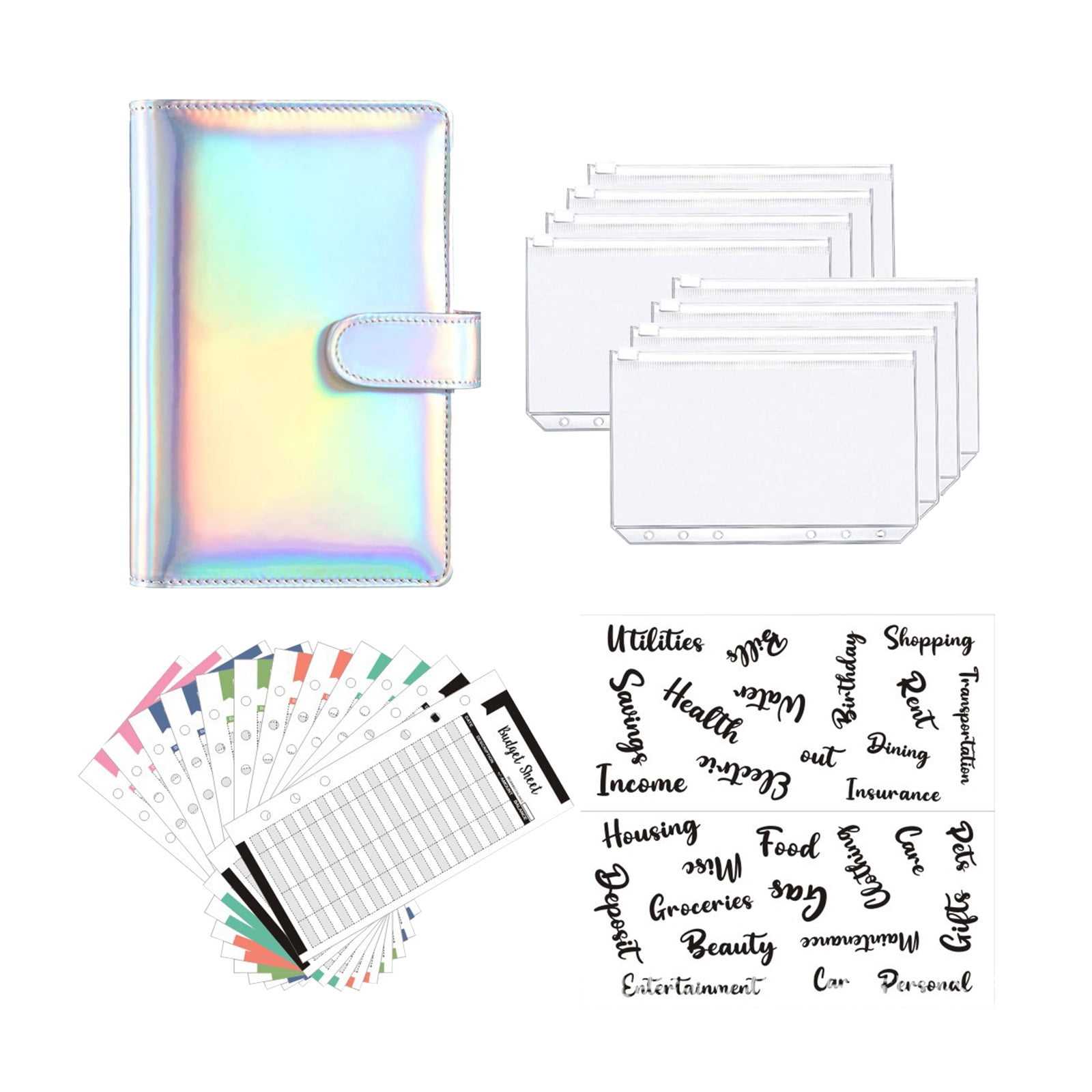 Small Note Book with Dividers Flower Journal Stone Paper Small 5 Subject Graph Paper Page Lined