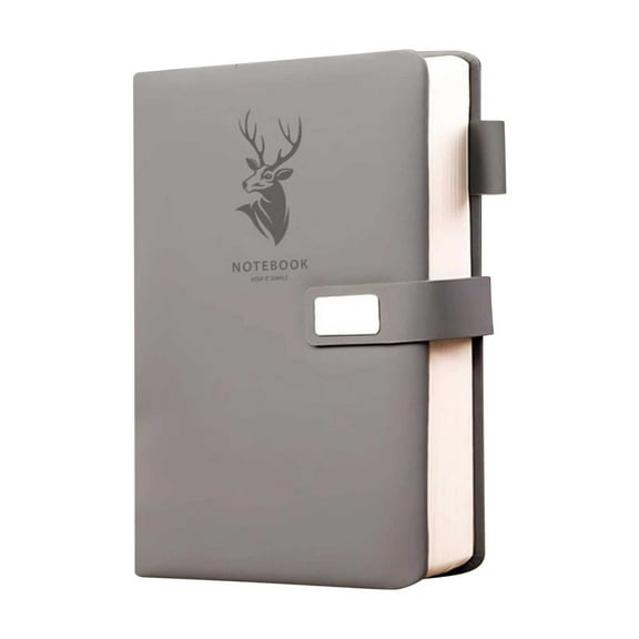 Small Notebook Business Notebook Exquisite Thick A5 Notebook Hardcover Mini Leather Notebook Journal Office Notepad for Meeting Notes Large-sized Work Diary Office Supplies Gifts for Women Men